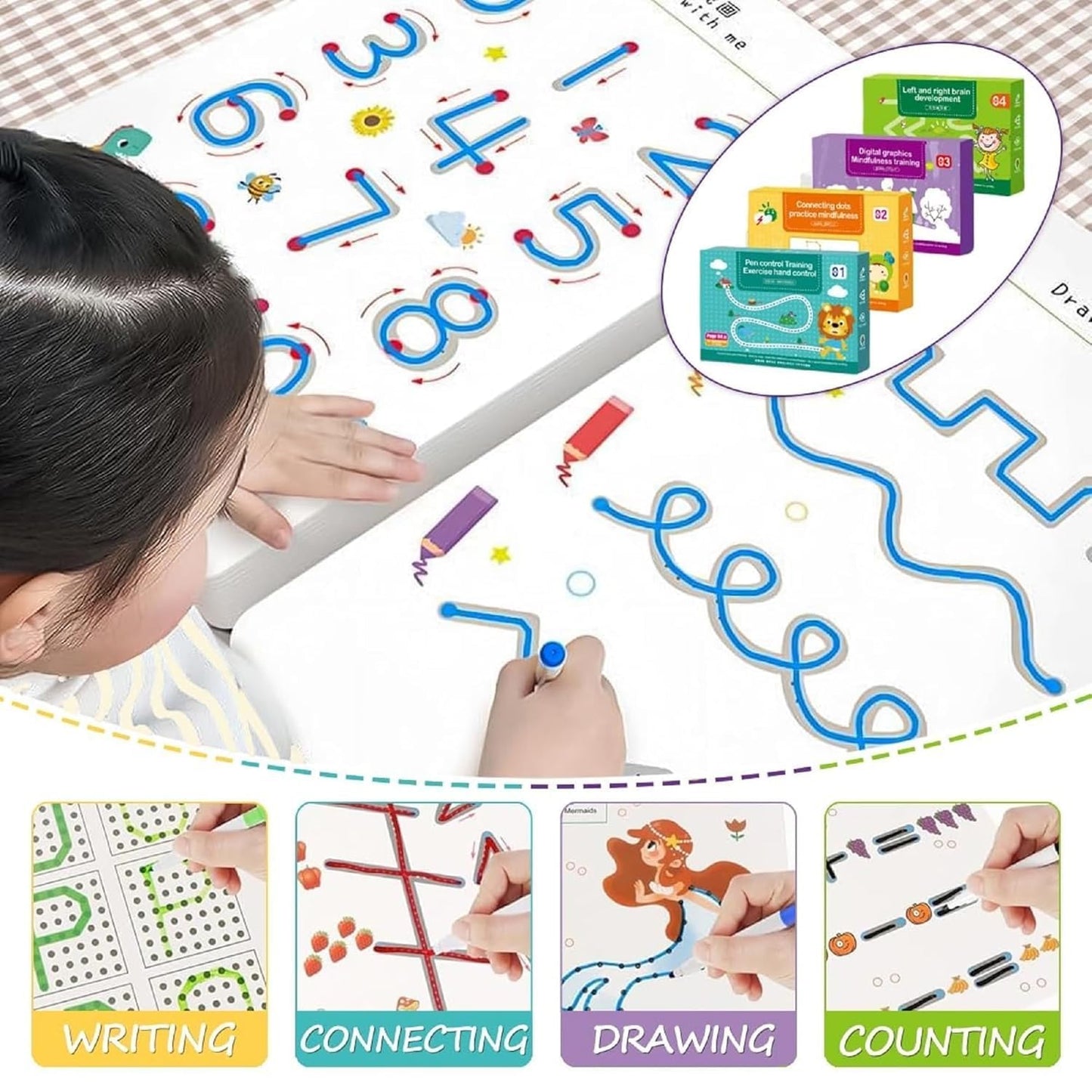 Pen Control Training Exercise Hand Control Book